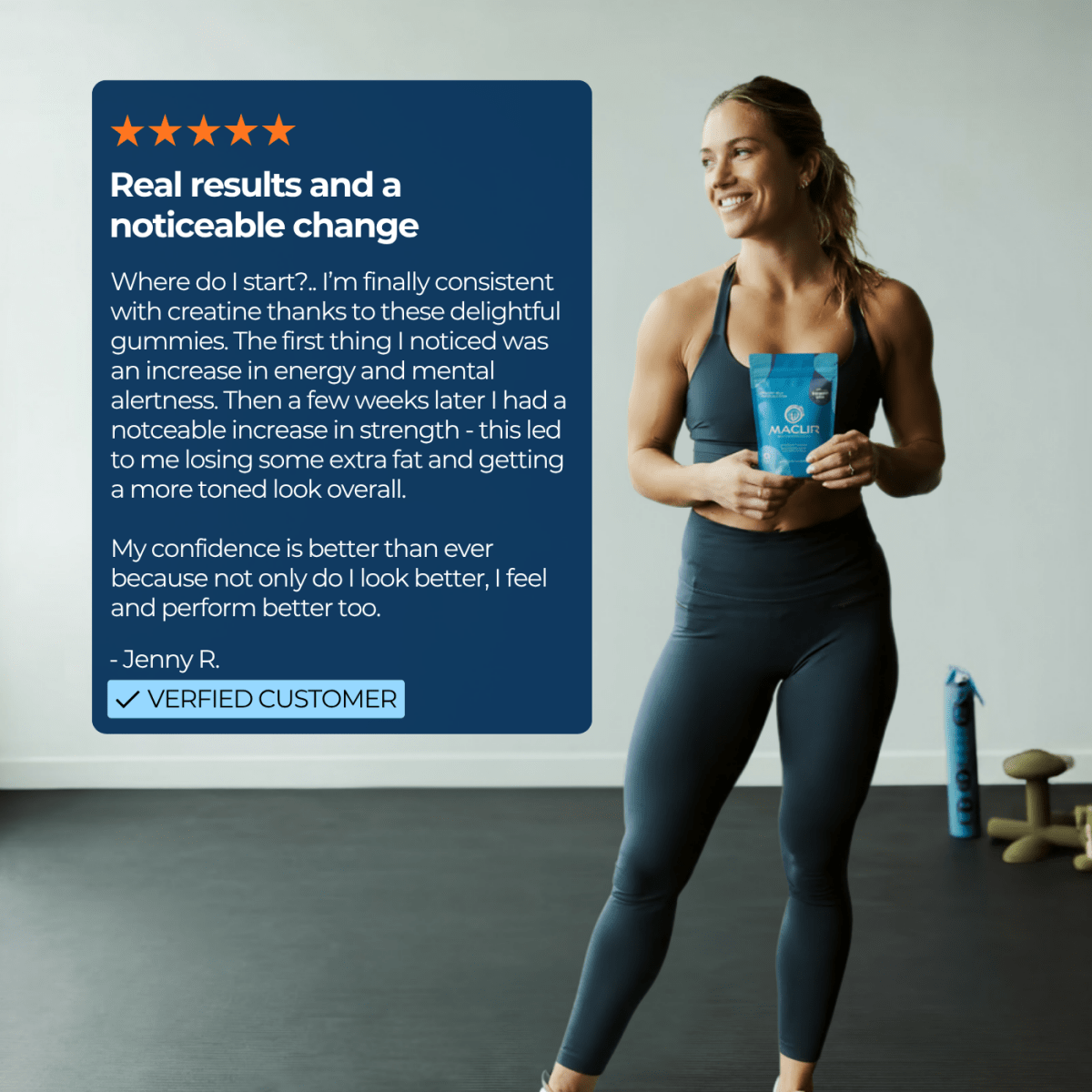 MacLir Creatine Gummies - Blueberry Burst