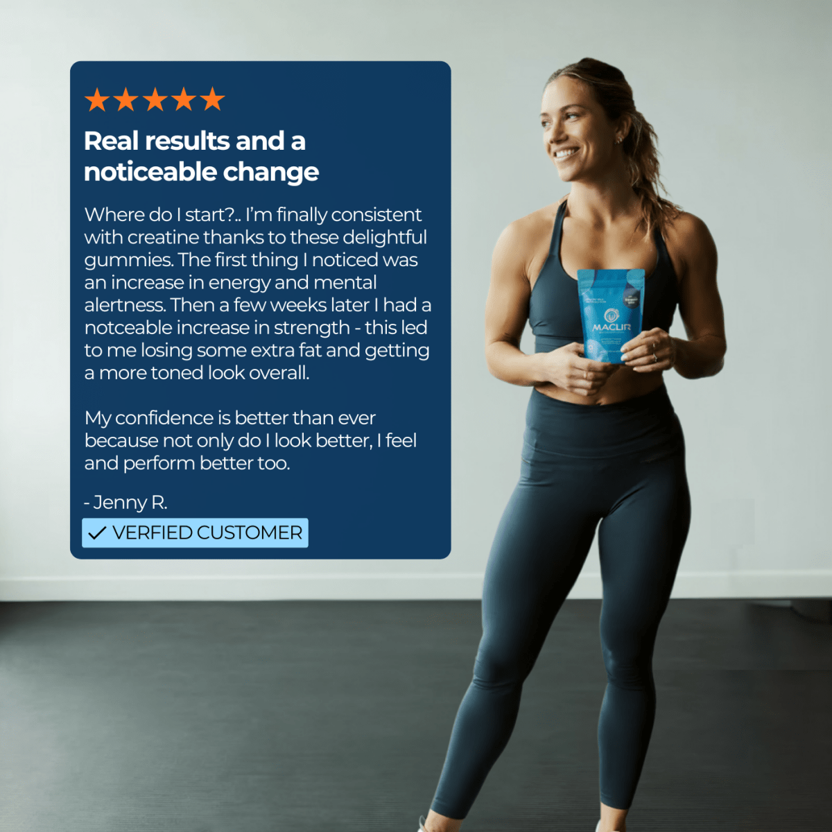 MacLir Creatine Gummies - Blueberry Burst